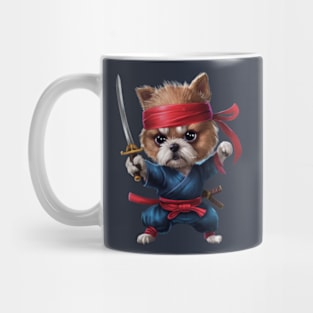 Ninja dog Mug